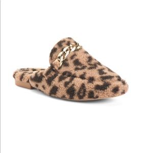 Vintage Havana leopard mules